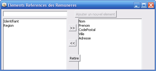 Elements remuneres